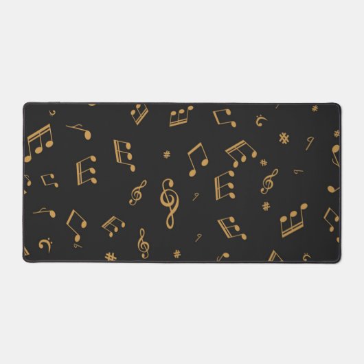 Musikmuster Schreibtischunterlage (Vorderseite)