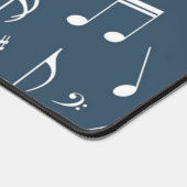 Musikmuster Schreibtischunterlage (Ecke)