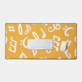Musikmuster Schreibtischunterlage (Tastatur & Maus)