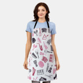 Musikmuster Schürze (Getragen)