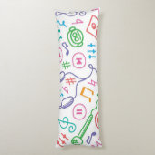 Musikmuster Seitenschläferkissen (Rückseite (Vertikal))