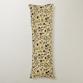 Musikmuster Seitenschläferkissen (Vorderseite Vertikal)