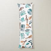 Musikmuster Seitenschläferkissen (Rückseite (Vertikal))