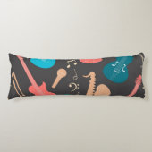 Musikmuster Seitenschläferkissen (Vorderseite)