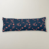 Musikmuster Seitenschläferkissen (Rückseite)