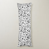 Musikmuster Seitenschläferkissen (Rückseite (Vertikal))