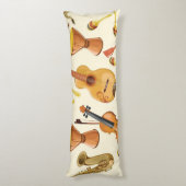 Musikmuster Seitenschläferkissen (Rückseite (Vertikal))