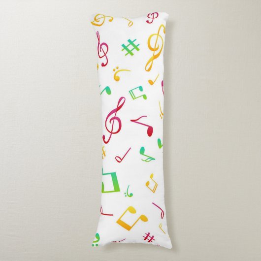 Musikmuster Seitenschläferkissen (Vorderseite Vertikal)