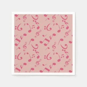 Musikmuster Serviette