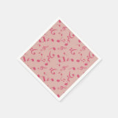 Musikmuster Serviette (Ecke)