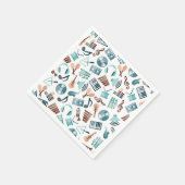 Musikmuster Serviette (Ecke)