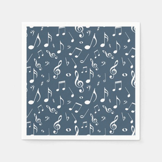 Musikmuster Serviette (Vorderseite)