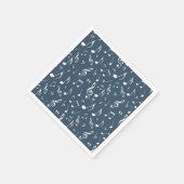 Musikmuster Serviette (Ecke)