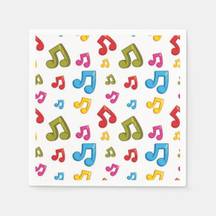 Musikmuster Serviette