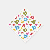 Musikmuster Serviette (Ecke)
