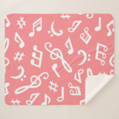 Musikmuster Sherpadecke (Vorderseite (Horizontal))
