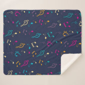 Musikmuster Sherpadecke (Vorderseite (Horizontal))