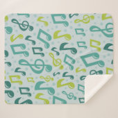 Musikmuster Sherpadecke (Vorderseite (Horizontal))