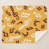 Musikmuster Sherpadecke (Vorderseite (Horizontal))