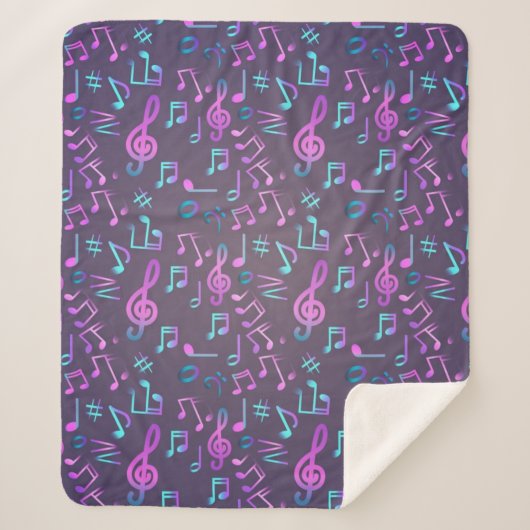 Musikmuster Sherpadecke (Vorderseite)