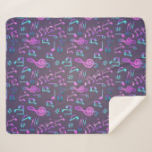 Musikmuster Sherpadecke (Vorderseite (Horizontal))