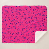 Musikmuster Sherpadecke (Vorderseite (Horizontal))
