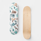 Musikmuster Skateboard (Vorderseite)