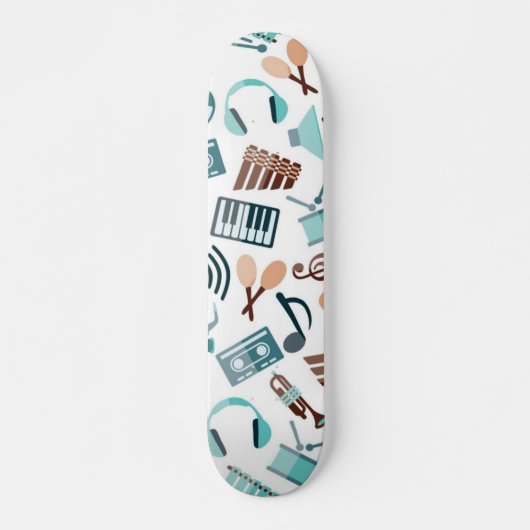Musikmuster Skateboard (Vorne)