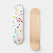 Musikmuster Skateboard (Vorderseite)