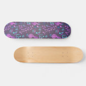 Musikmuster Skateboard (Horizontal)
