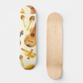 Musikmuster Skateboard (Vorderseite)