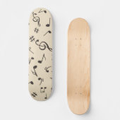 Musikmuster Skateboard (Vorderseite)