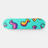 Musikmuster Skateboard (Horizontal)