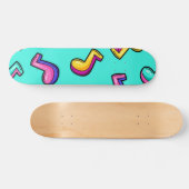 Musikmuster Skateboard (Horizontal)