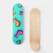 Musikmuster Skateboard (Vorderseite)