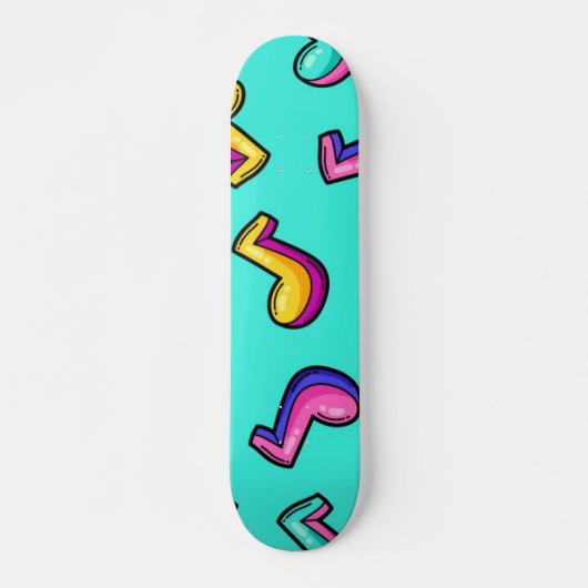 Musikmuster Skateboard (Vorne)