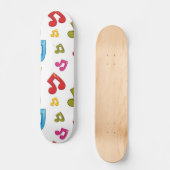 Musikmuster Skateboard (Vorderseite)