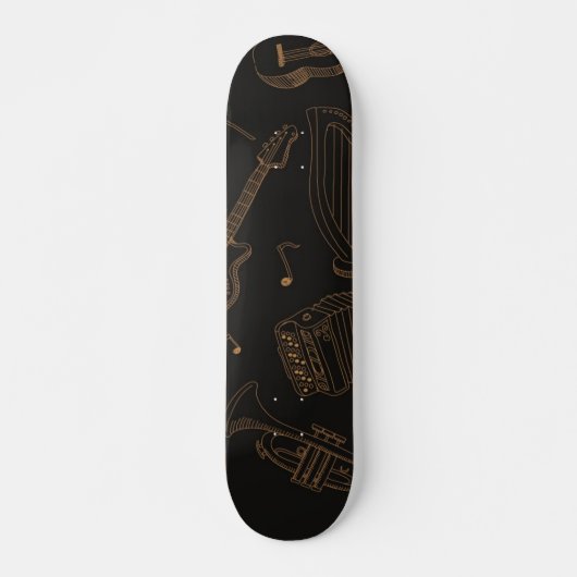 Musikmuster Skateboard (Vorne)