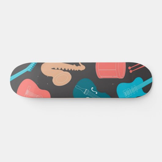 Musikmuster Skateboard (Horizontal)