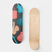 Musikmuster Skateboard (Vorderseite)
