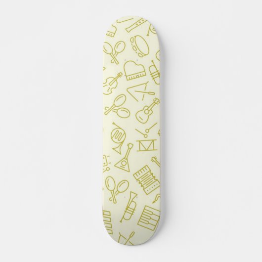 Musikmuster Skateboard (Vorne)