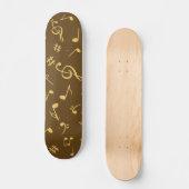 Musikmuster Skateboard (Vorderseite)
