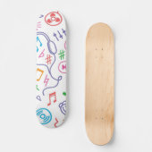 Musikmuster Skateboard (Vorderseite)