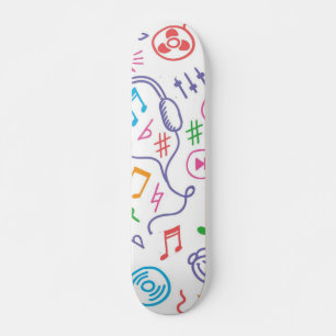 Musikmuster Skateboard