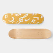 Musikmuster Skateboard (Horizontal)