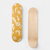 Musikmuster Skateboard (Vorderseite)