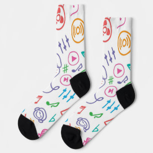 Musikmuster Socken