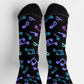 Musikmuster Socken (Oben)