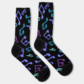 Musikmuster Socken (Rechts)