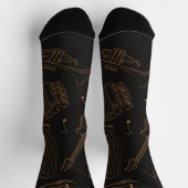 Musikmuster Socken (Oben)